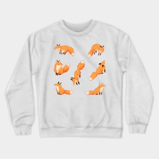 Cute foxes pattern Crewneck Sweatshirt